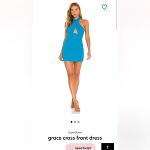 Superdown Grace Cross Front Dress